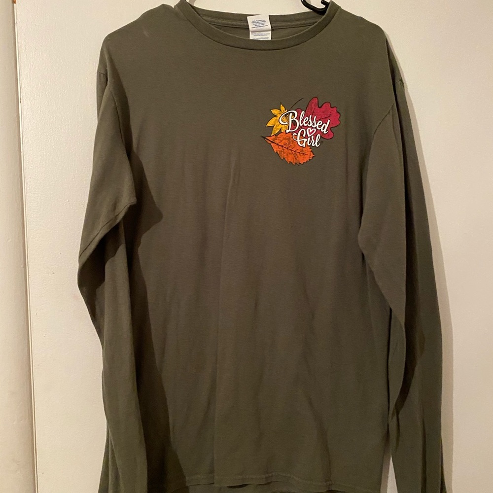 Army green fall shirt